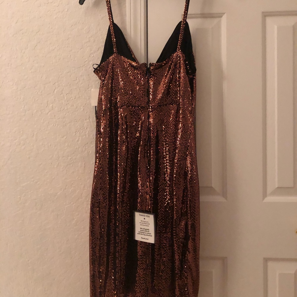 A Guess skintight dress.